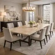 Marmoleria Mesa de comedor marmol pequena